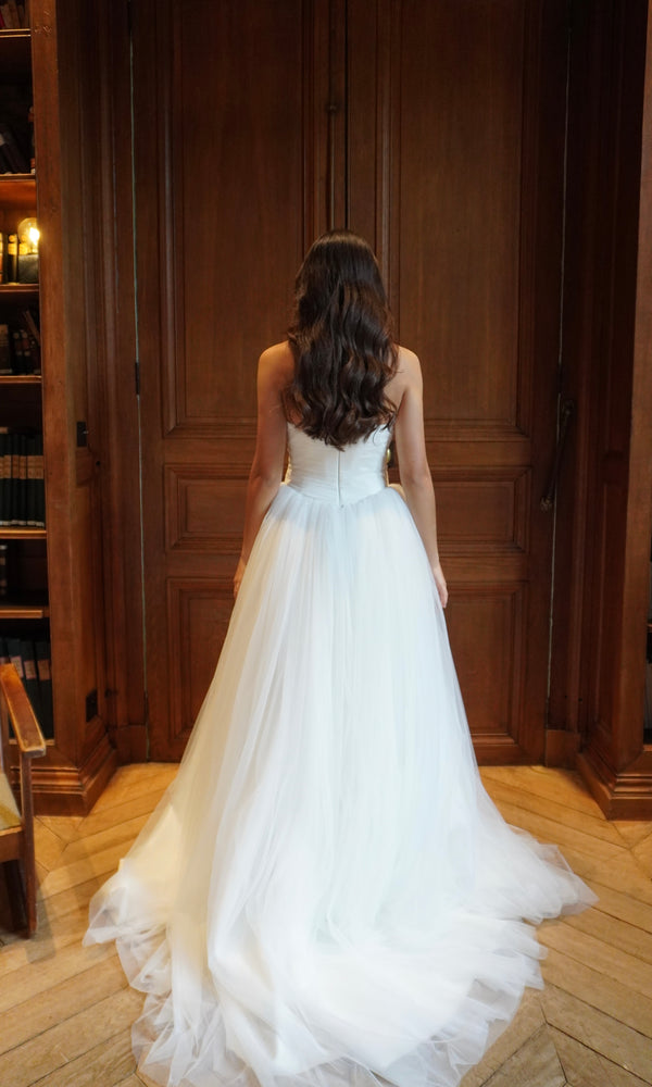 Royal Tulle Princess Bustier Gown