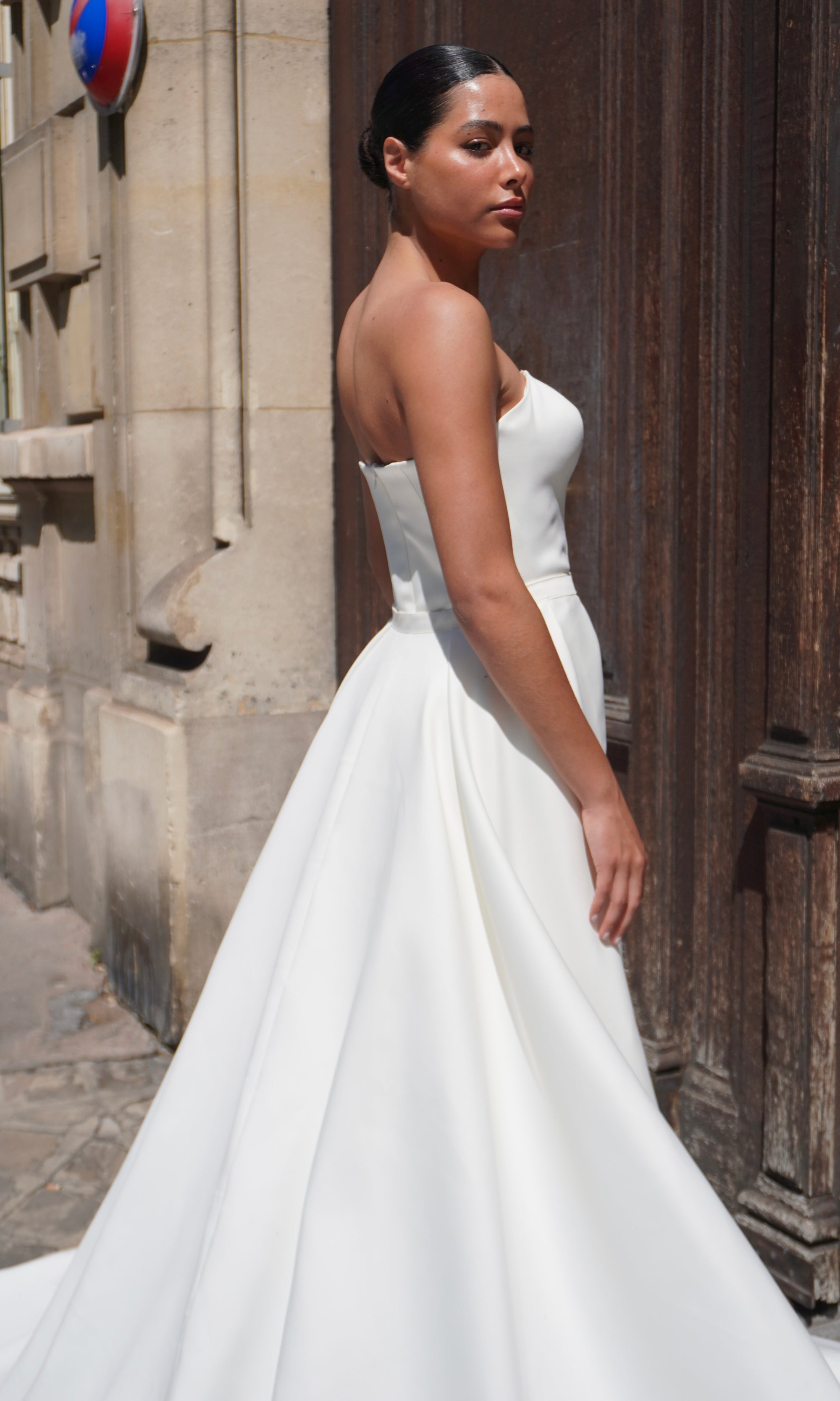 Enchanting bridal overskirt