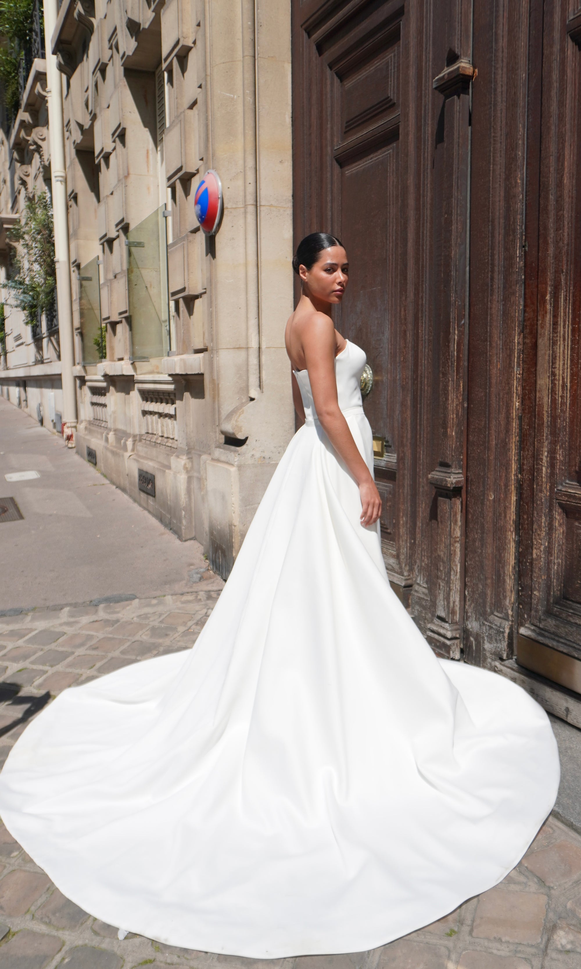 Enchanting bridal overskirt