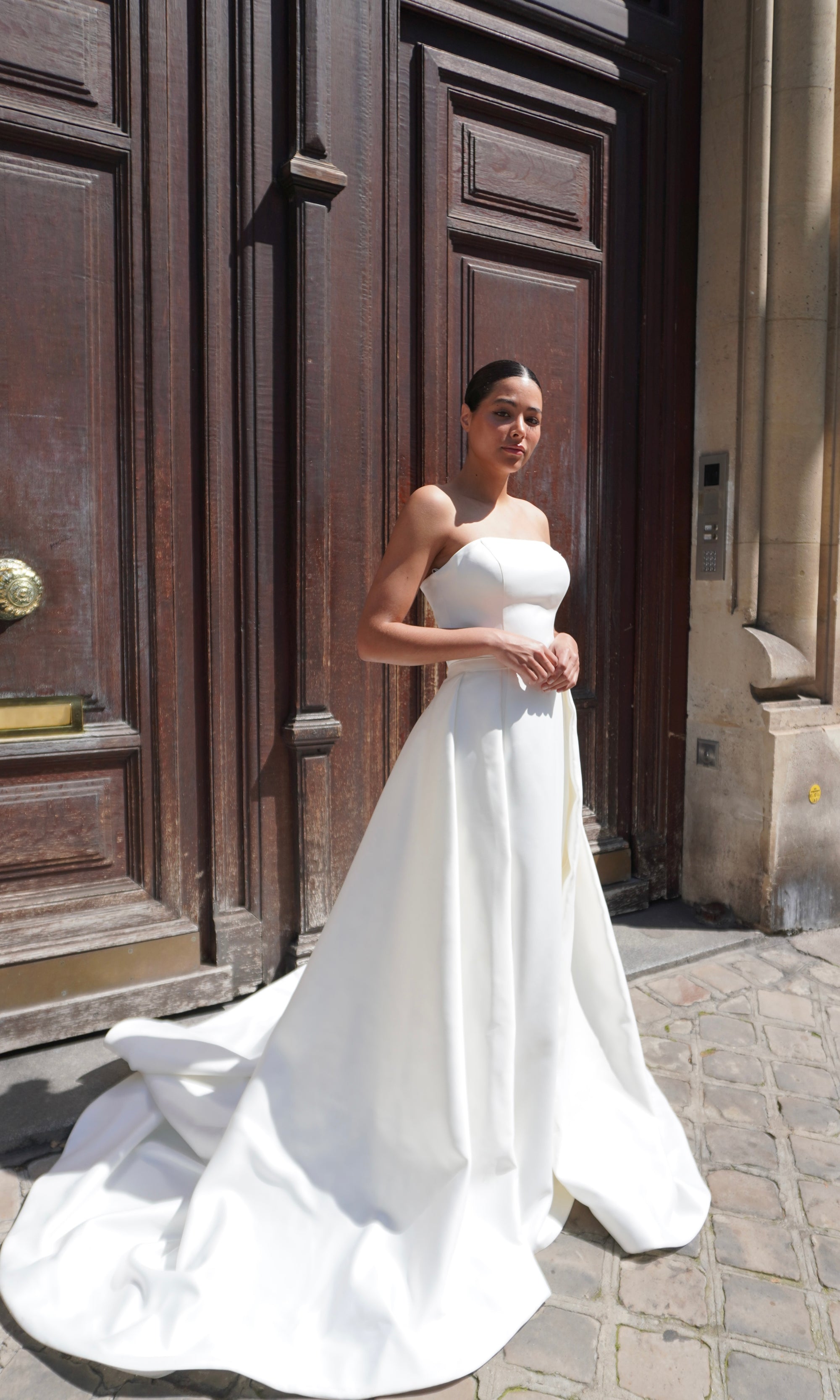 Enchanting bridal overskirt