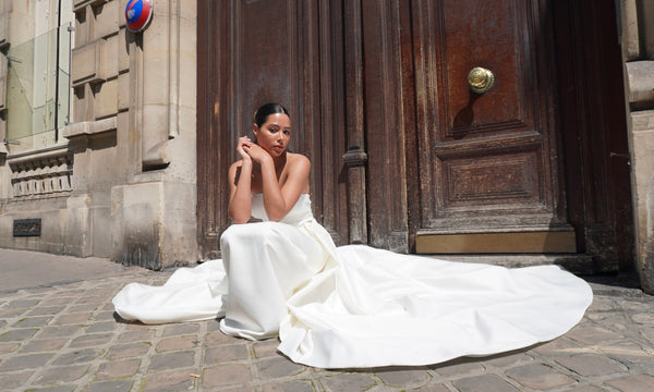 Enchanting bridal overskirt